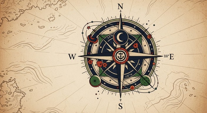 Free Mystical Navigation Map Image - Navigation, Mystical, Compass ...
