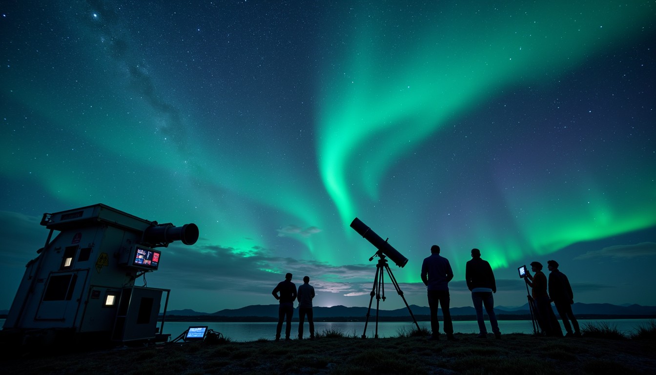 Free Northern Lights Observatory Image - Aurora, Borealis, Astronomy ...