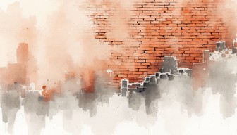 Free Dissolving Urban Wall Image - Minimalist, Watercolor, Brick ...
