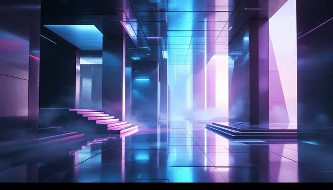 Krypton Futuristic Free Crystalline Future Interior Image - Futuristic, Geometric ...