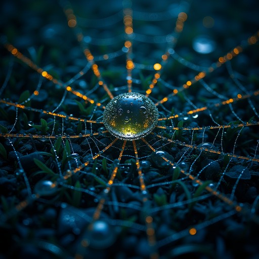 Free Luminous Web Connections Image - Macro, Photography, Droplets ...