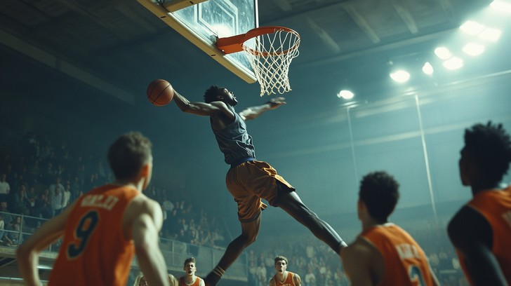 Free Dynamic Basketball Action Image - Basketball, Sport, Dunk ...