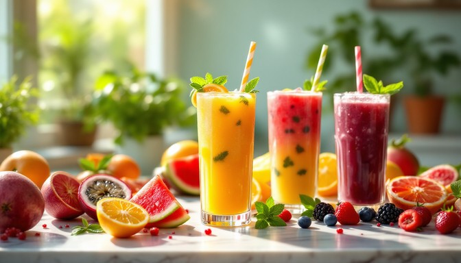 Free Fresh Fruit Refreshments Image - Drinks, Smoothies, Beverages ...
