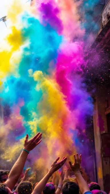 Pink Joy Color Free Colorful Running Joy Image - Runner, Colorful, Powder | Download ...