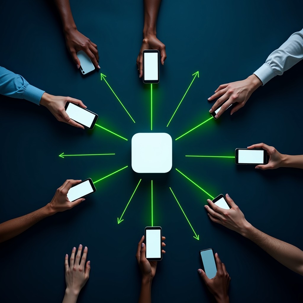 Free Connected Digital Ecosystem Image - Connectivity, Technology ...