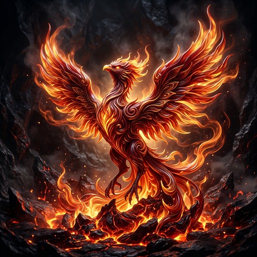Phoenix Rising Flame Free Phoenix Rising Flames Image - Phoenix, Fire, Flames | Download at ...