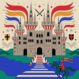 Free Medieval Castle Scene Image - Castle, Medieval, Knight | Download ...