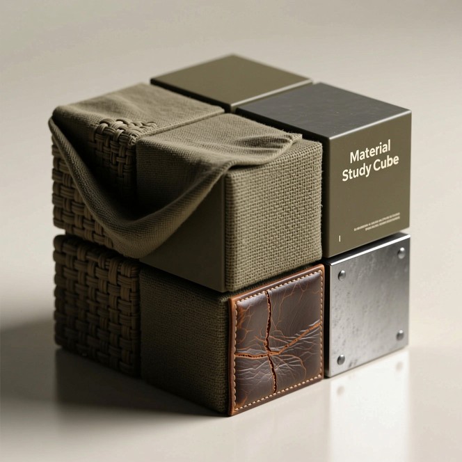 Material Cube Material Science Free Textured Material Cube Image | Download at StockCake