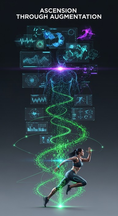 Free Technology Elevates Performance Image - Athlete, Runner, Data ...