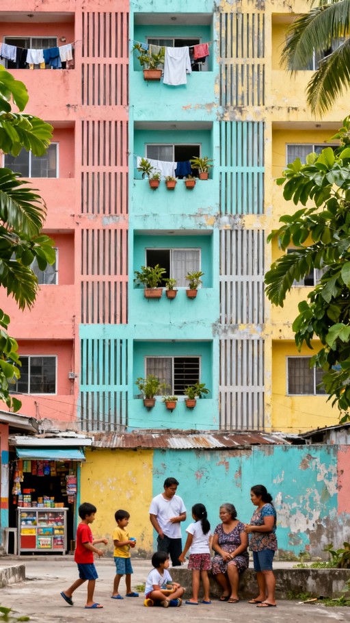 Pinoy Community Background Free Filipino Neighborhood Life Image - Filipino, Community, Housing ...