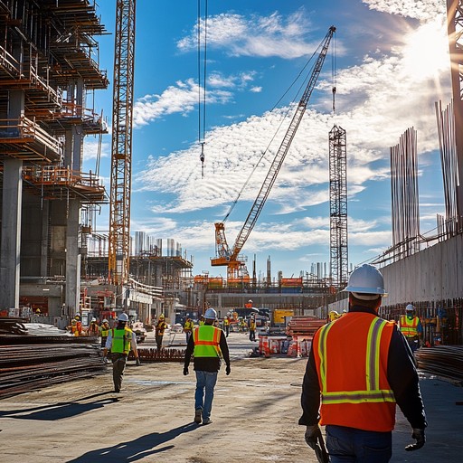 Free Busy construction site Image | Download at StockCake