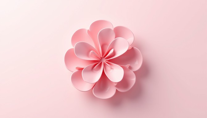 Pink Bloom Design Free Minimal Pink Bloom Image - Flower, Pink, Minimal | Download at StockCake
