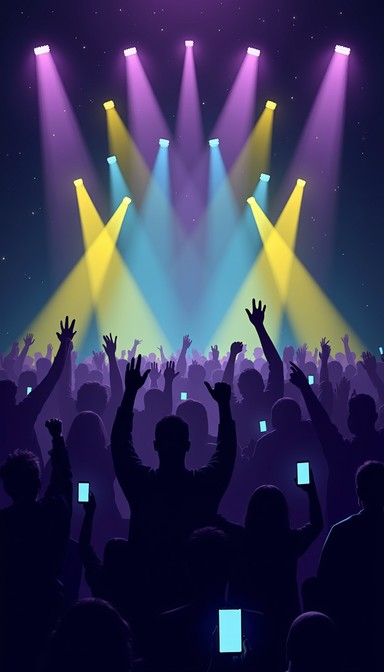Free Electric Concert Night Image - Concert, Silhouettes, Crowd ...