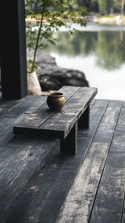 Solitude Setting Bench Free Serene lakeside setting Image - Bench, Lake, Tranquility ...