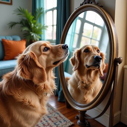 Dog Refection Free Reflection Of Self Image - Dog, Retriever, Golden | Download at ...