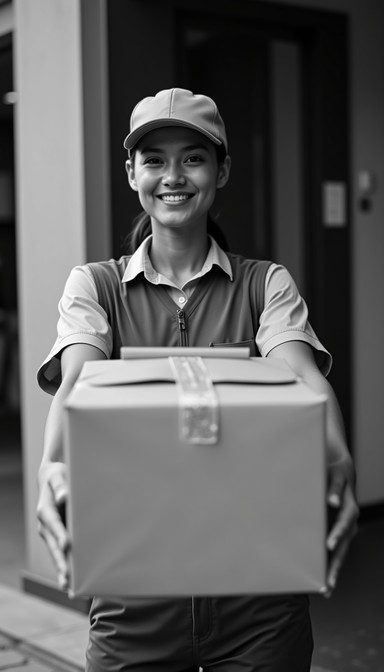 Free Delivery with smile Image - Delivery, Courier, Package | Download ...