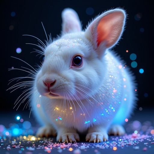 Magic Beautiful Rabbit Free Magical Sparkling Bunny Image - Rabbit, Bunny, Magical | Download ...