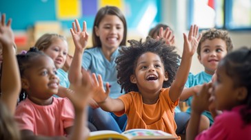 Free Joyful Classroom Activity Image - Children, Classroom, Education ...