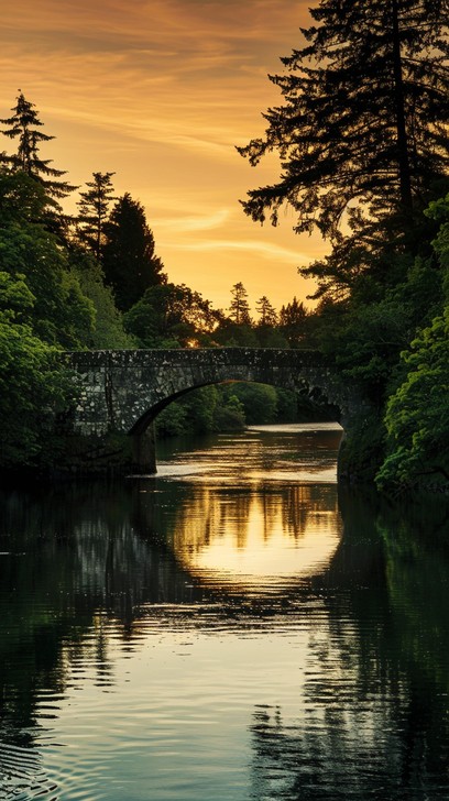 Free Sunset Bridge Reflection Image - Sunset, Bridge, Reflection ...