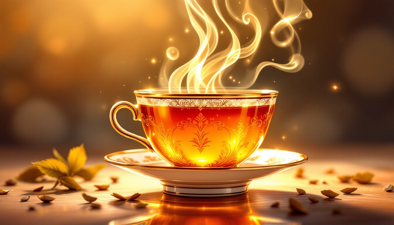Golden Tea Color Free Golden Tea Elegance Image - Tea, Anime, Manga | Download at StockCake