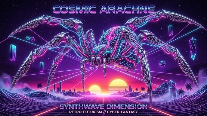 Free Cosmic Spider Dreams Image - Spider, Arachnid, Chrome | Download ...