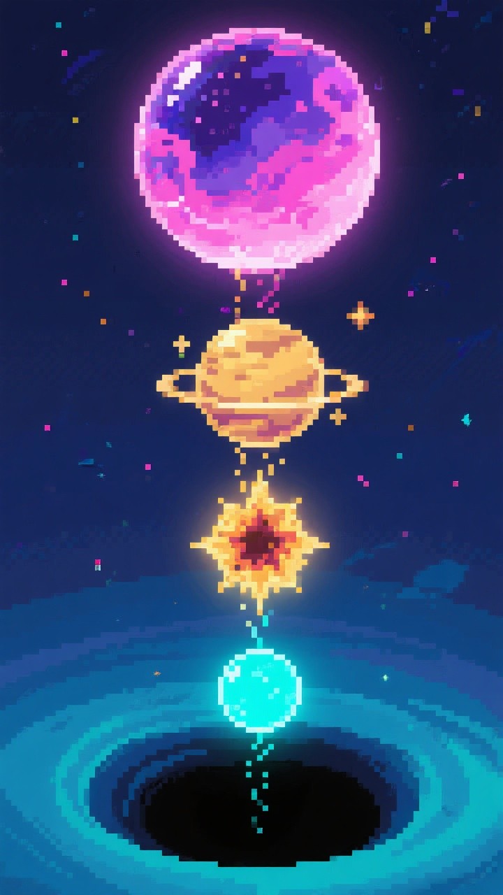 Free Cosmic Evolution Sequence Image - Cosmic, Pixel, Evolution ...