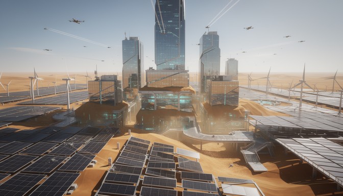 Free Sci-fi Desert City Image - Sci-fi, Desert, City | Download at ...