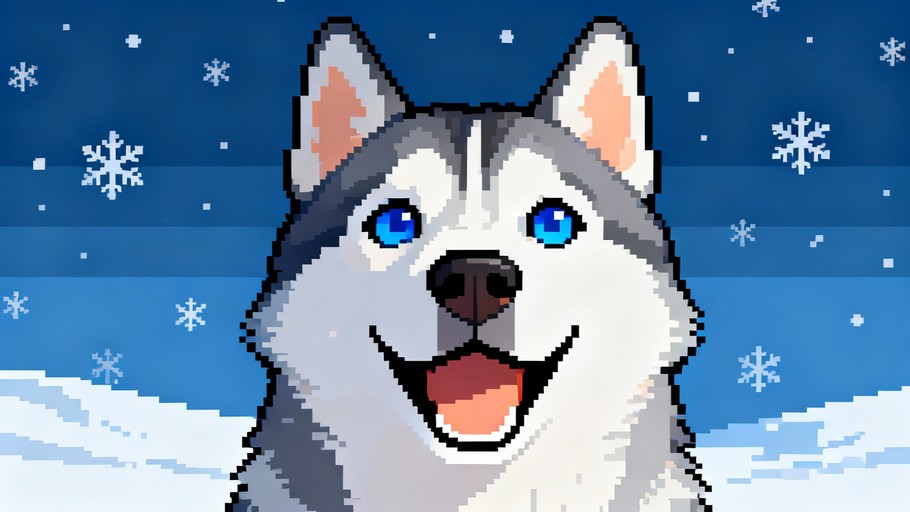 Free Dreamy Husky Portrait Image | Download at StockCake