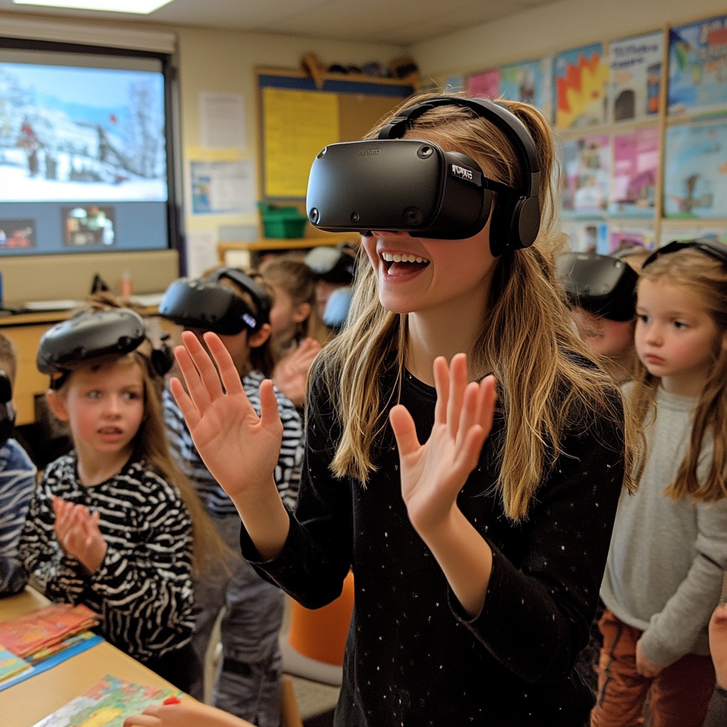 Free VR Classroom Experience Image - Vr, Classroom, Technology ...