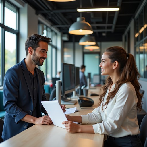 Free Professional service interaction Image | Download at StockCake