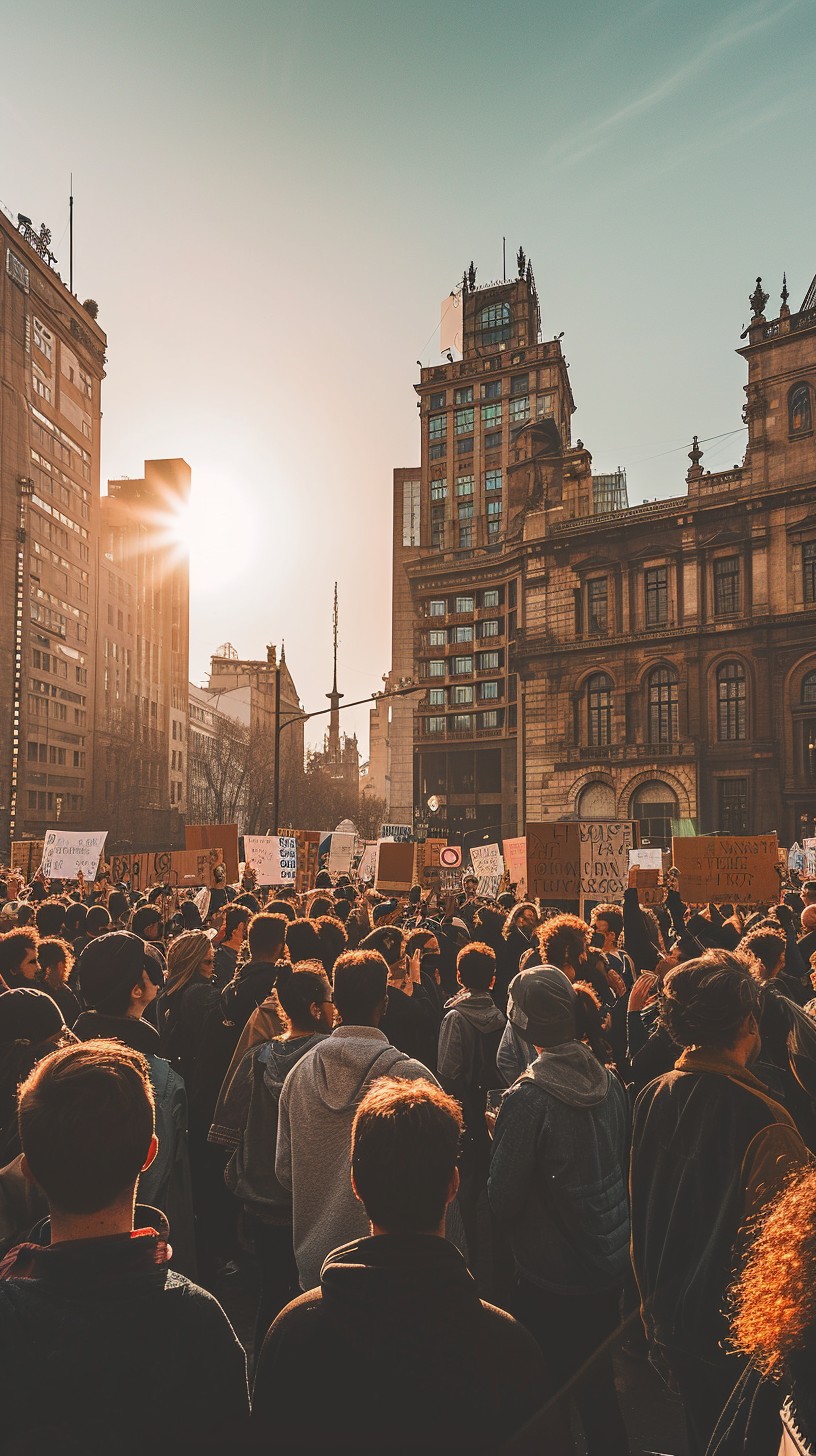 Protest Hd Free Crowded Protest Scene Image - Crowd, Protest, City | Download at ...