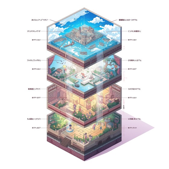 Free Layered Anime Worlds Image - Anime, Diorama, Miniature | Download ...