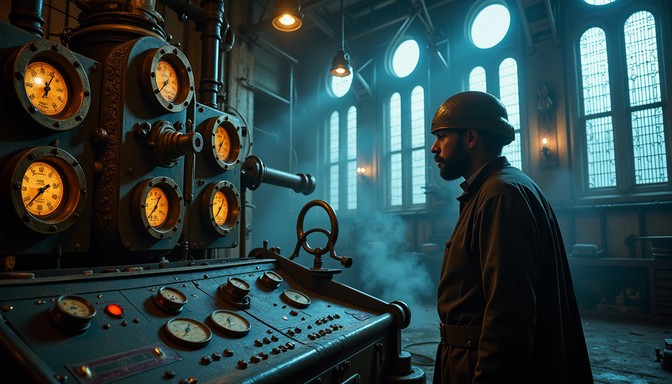 Goth Operator Free Industrial Cathedral Guardian Image - Steampunk, Industrial ...