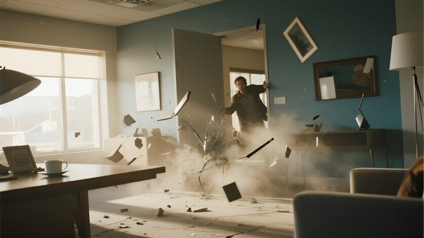 Office Explodes Free Office Fire Disaster Image - Office, Fire, Disaster | Download at ...