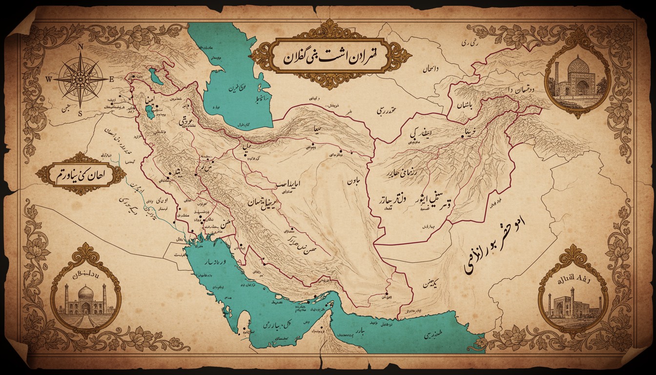Free Vintage Iran Cartography Image - Vintage, Map, Iran | Download at ...