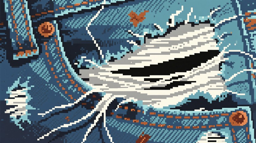 Free Denim Pixel Landscape Image - Pixel, Art, Denim | Download at ...