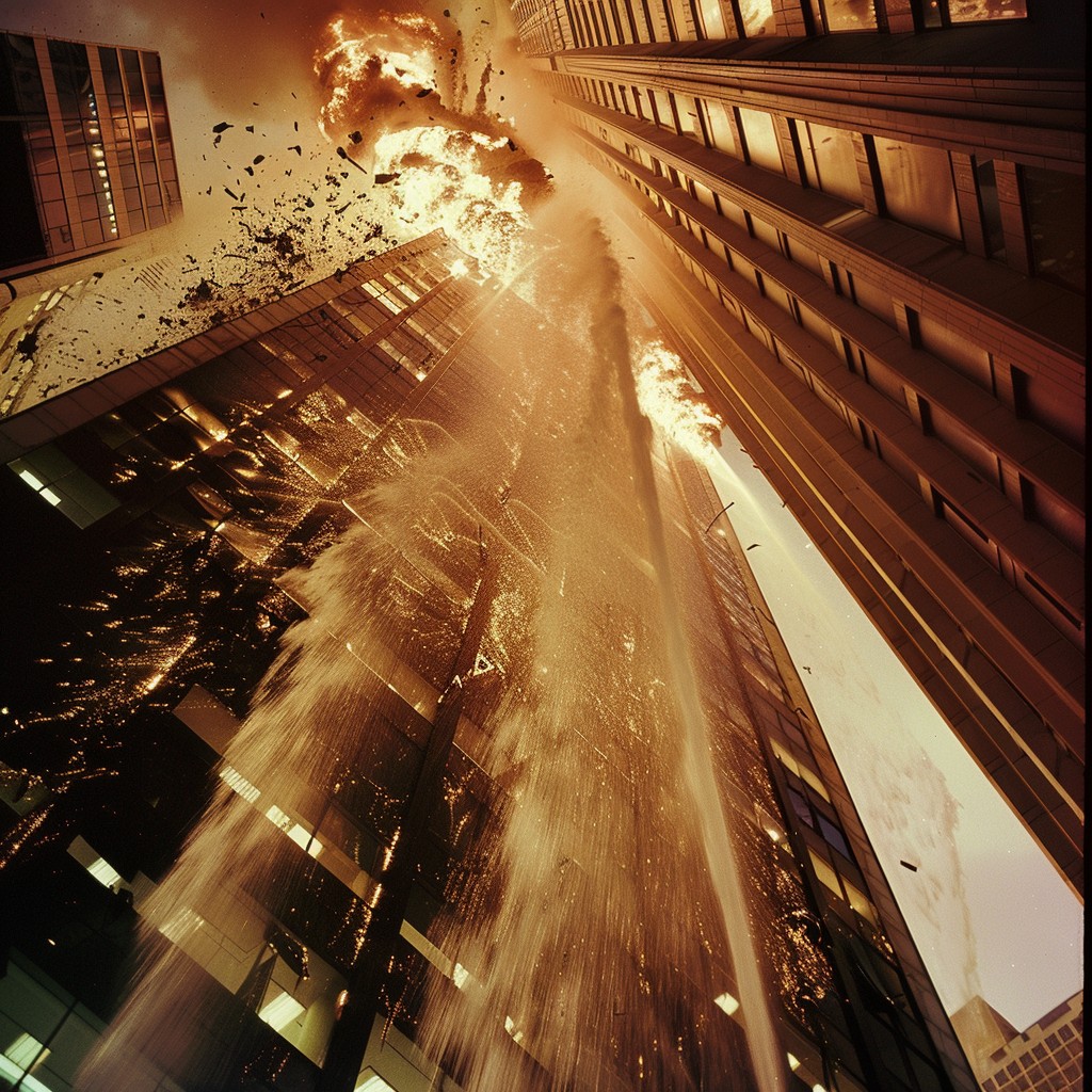 Free Explosive Urban Scene Image - Explosion, Urban, Skyscraper ...
