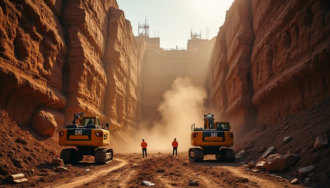 Excavation Project Images Free Canyon Construction Project Image - Excavation, Construction ...