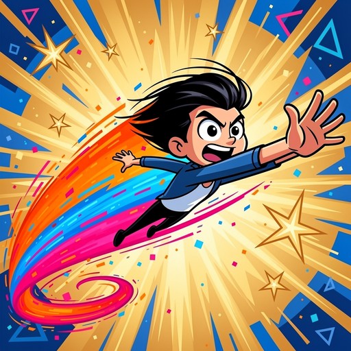 Free Unstoppable Forward Motion Image - Cartoon, Illustration, Energy ...