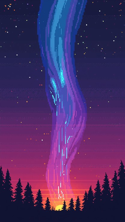 Free Aurora Pixel Dreams Photo - Pixel, Pixelart, Aurora | Download at ...