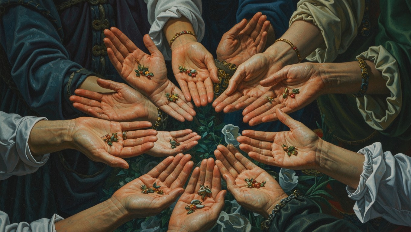 Free Circle of Hands Image - Hands, Circle, Unity | Download at StockCake