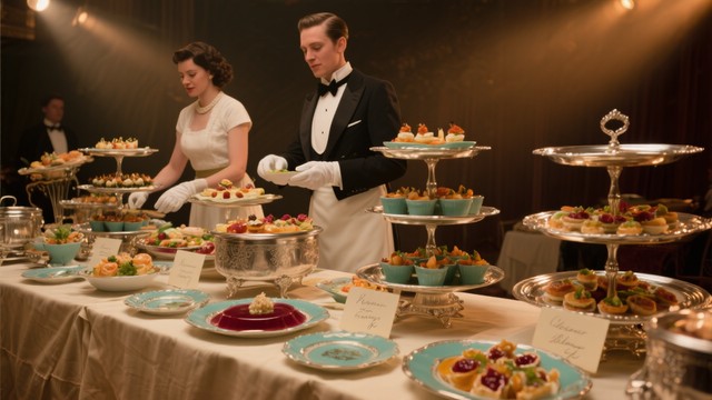 Free Elegant vintage buffet Image - Buffet, Catering, Vintage ...