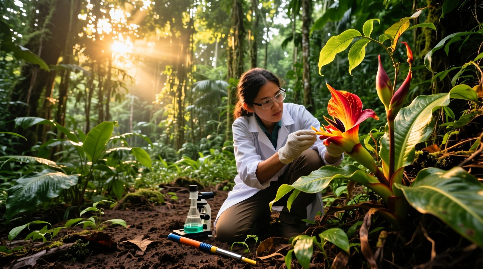 Free Rainforest Plant Discovery Image - Botanist, Rainforest, Research ...