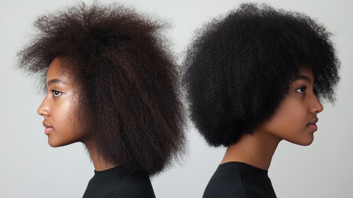 Free Distinct hair transition Image - Woman, Profile, Before | Download ...
