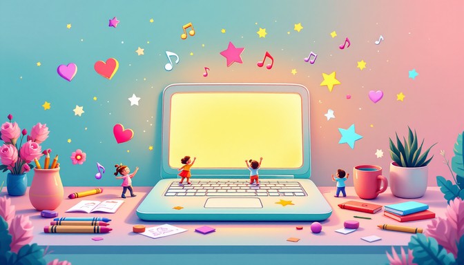 Cartoon Image Pc Download Cartoon Computer 3D Images for Free | StockCake