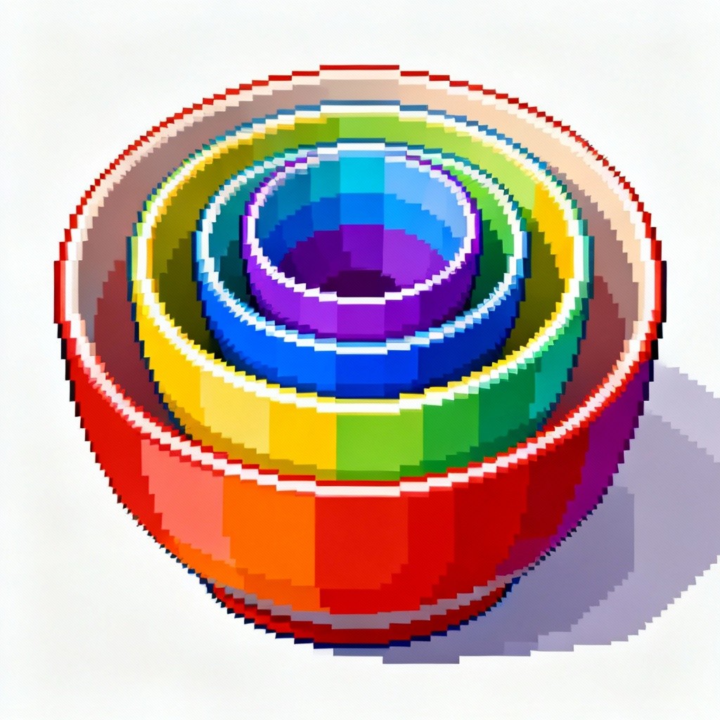 Free Rainbow Bowl Stack Image - Rainbow, Bowls, Pixel | Download at ...