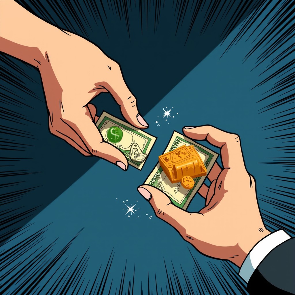 Free Dramatic Payment Exchange Image - Anime, Transaction, Payment ...