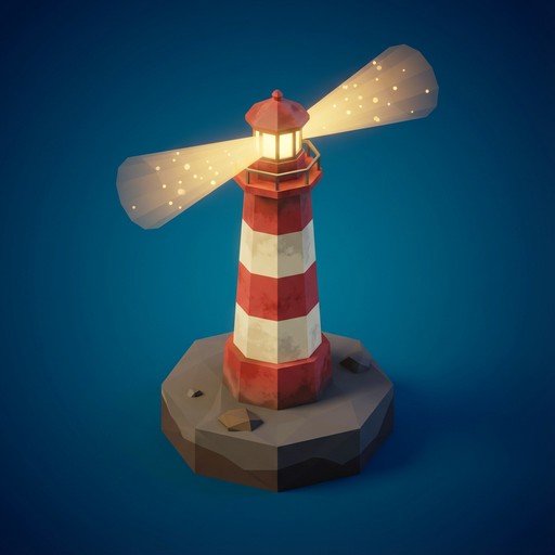 Free Geometric Lighthouse Beacon Image - Lighthouse, Beacon, Tower ...