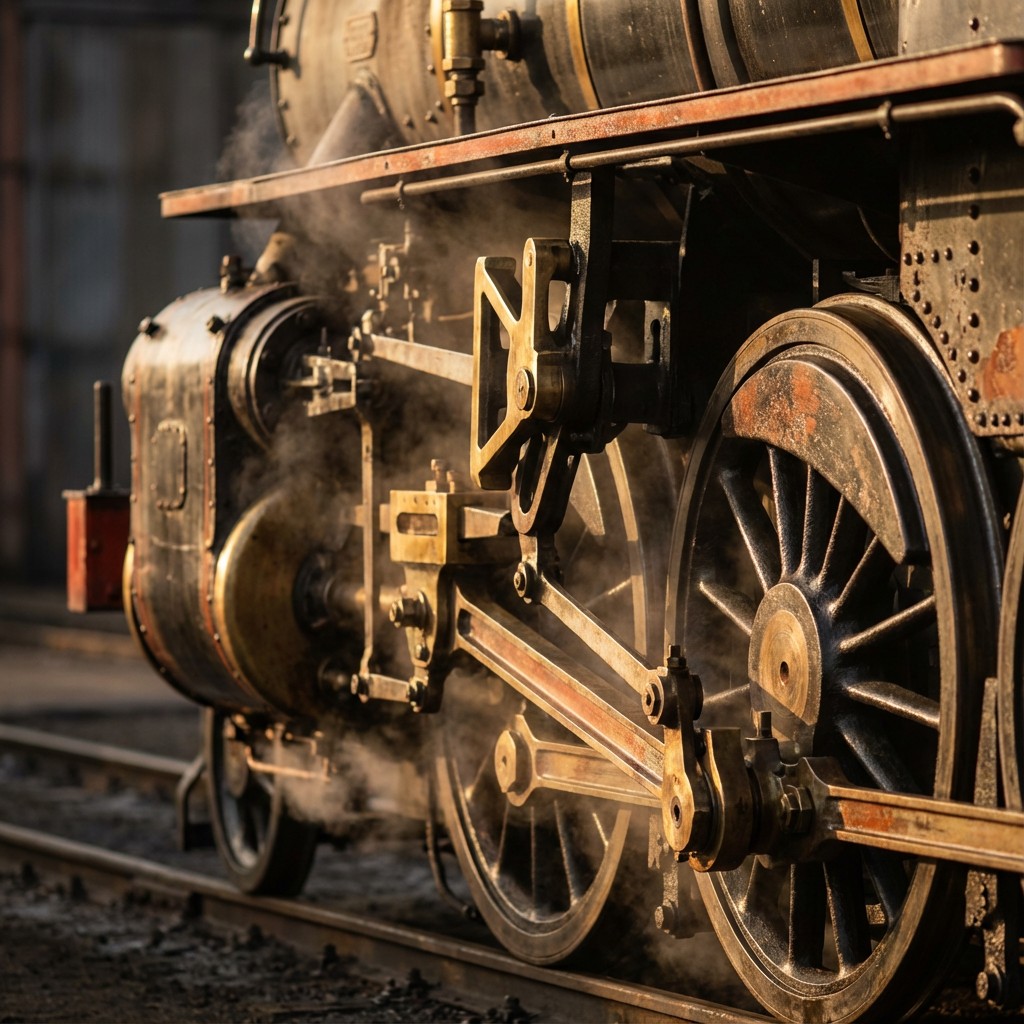 Free Steam Engine Detail Image - Locomotive, Steam, Vintage | Download ...