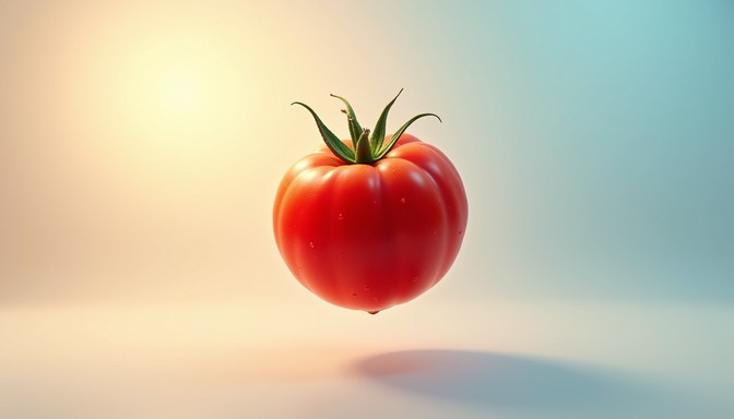 Tomato Float Free Floating ripe tomato Image - Tomato, Floating, Levitation ...